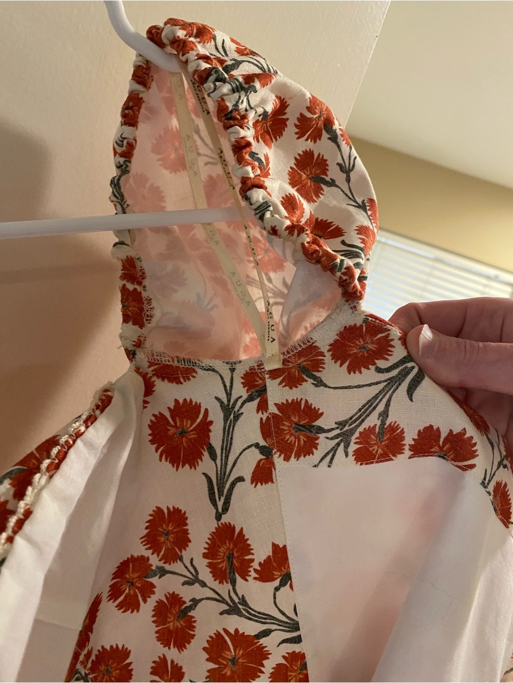 Agua by Agua Bendita 🌹❤️ Sweet Red Floral Minidress ❤️🌹 Size large - Picture 5 of 16